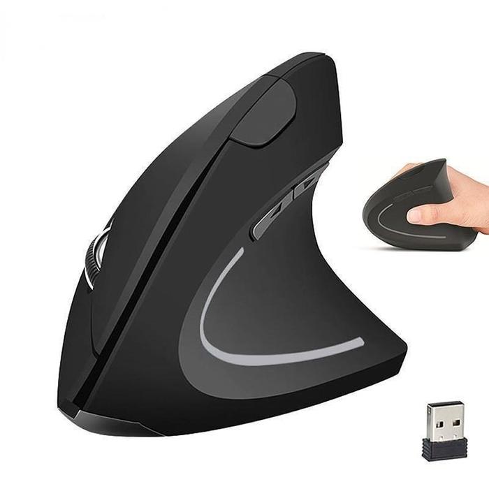 Mouse Wireless Mouse Vertical Gaming Mouse Usb Computer Mice Ergonomic  Desktop Upright Mouse 1600 Dpi For Pc Laptop Office Home