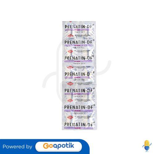 Gambar PRENATIN DF STRIP 10 KAPLET dari Apotek Kosambi By GoApotik undefined Tokopedia