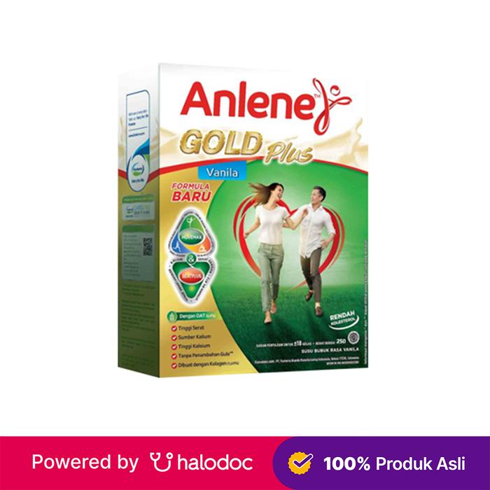Gambar Anlene Gold Plus Rasa Vanila 250 g dari Apotek Gowok Depok DIY undefined Tokopedia