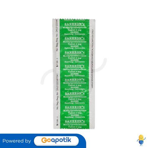 Gambar SANEXON 4 MG STRIP 10 TABLET dari Apotek Gofarma By GoApotik undefined Tokopedia