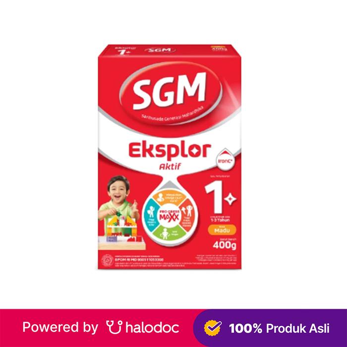 Gambar SGM Eksplor 1 Plus Complinutri Madu Susu Pertumbuhan Bubuk 400 g dari Apotek K24 Graha Morris DM Kalideres undefined Tokopedia