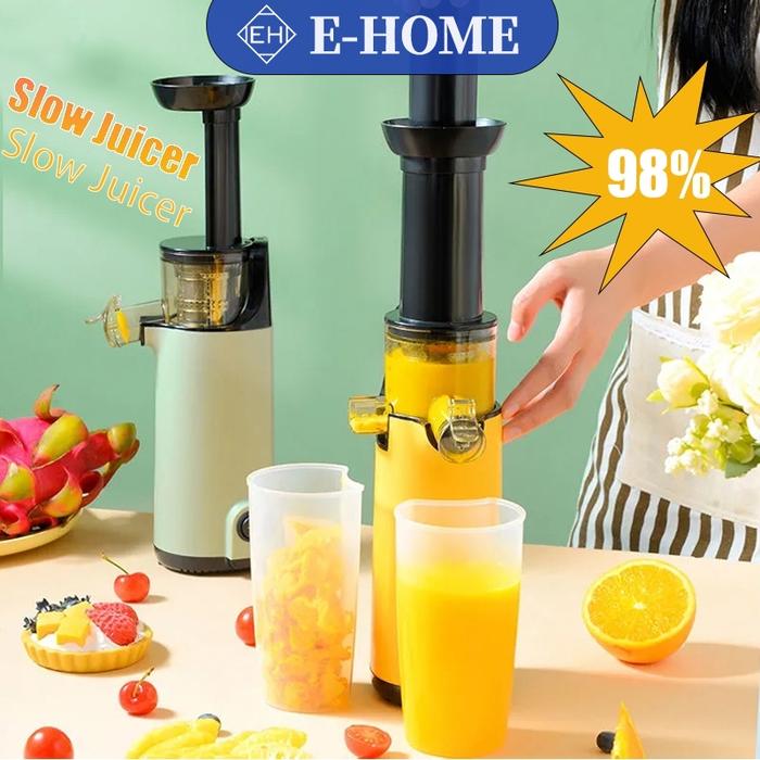 Gambar E-Home SLOW JUICER 98% FRESH FRUIT Electric Portable blender juss buah Fruit Extractors Squeezer Mini Automatic PresserJuicer Machine Filter-Free dari HARAPAN JAYA 57 undefined Tokopedia