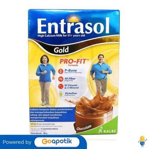 Gambar ENTRASOL GOLD RASA COKLAT BOX 185 GRAM dari Apotek Kita Sidhikarya Tabanan undefined Tokopedia