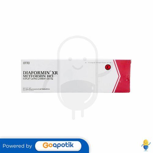Gambar DIAFORMIN XR 500 MG BOX 100 KAPLET dari Apotek Karunia Sehat Makassar by GoApotik undefined Tokopedia