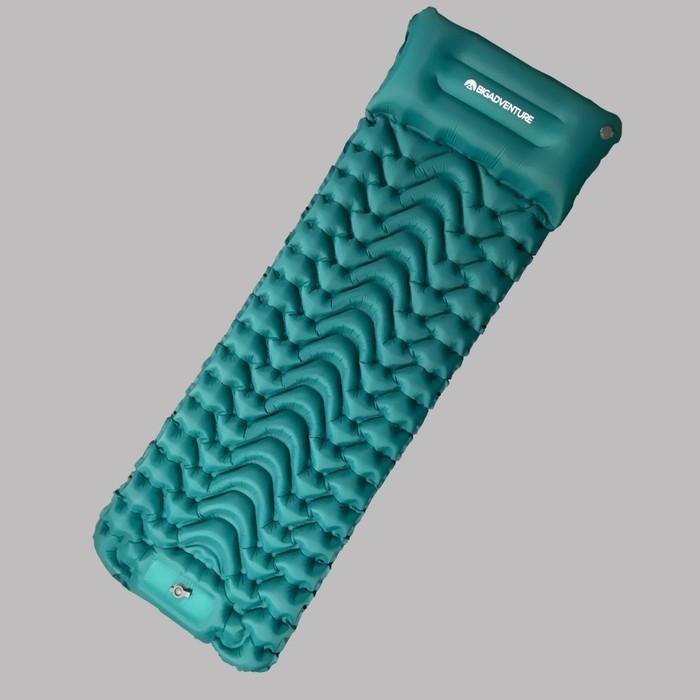 Gambar Sleeping Pad Bigadventure Purukambera Pro SINGLE Matras Angin Premium - Tosca dari Outdoor Jakarta undefined Tokopedia