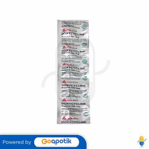 Gambar DOXYCYCLINE HYCLATE OGB DEXA MEDICA 100 MG STRIP 10 KAPSUL dari Apotek Kosambi By GoApotik undefined Tokopedia