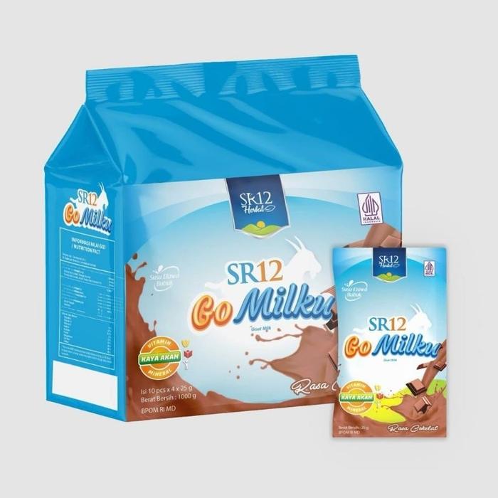 Gambar SR12 GO MILKU SACHET COKLAT ISI 40 | SUSU KAMBING PREMIUM | MENYEHATKAN LAMBUNG | AMAN & HALAL BPOM dari Ihat Bakery 2 undefined Tokopedia