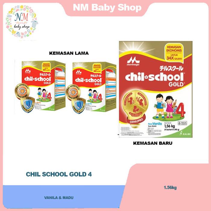 Gambar CHIL SCHOOL GOLD VANILA MADU 1560 GR CHILSCHOOL REGULER 1560GR TAHAP 4 USIA 3 TAHUN KEATAS dari Manja Baby undefined Tokopedia