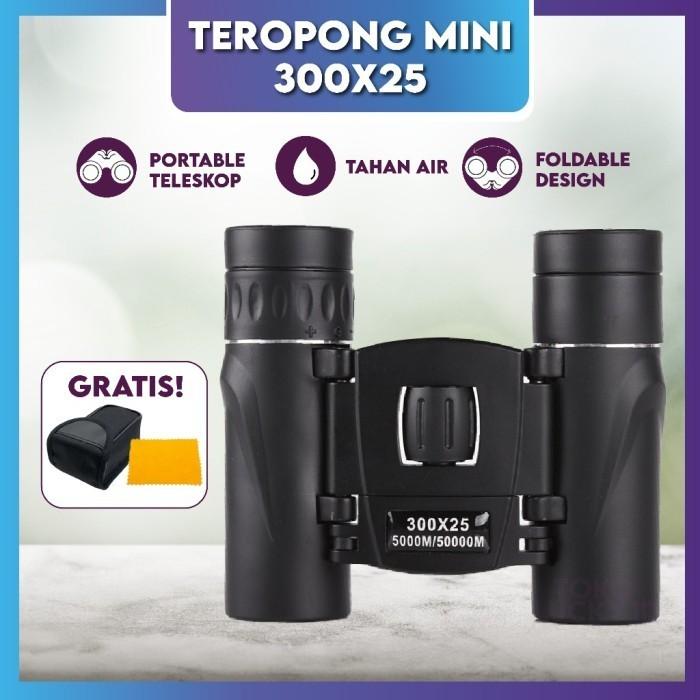 Gambar Teropong Teleskop Binocular Anti Reflection 1000m Jarak Jauh Portable - 300x25 dari Toko.Lucky undefined Tokopedia