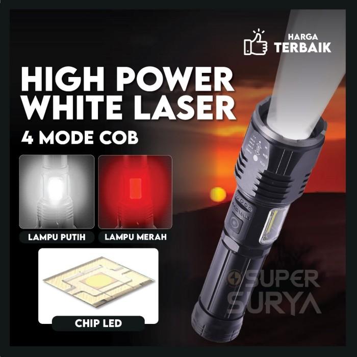 Gambar Senter Laser Fokus LED Type C Super Terang Set Lengkap - 4200 mAh dari Welite Outdoor Official undefined Tokopedia