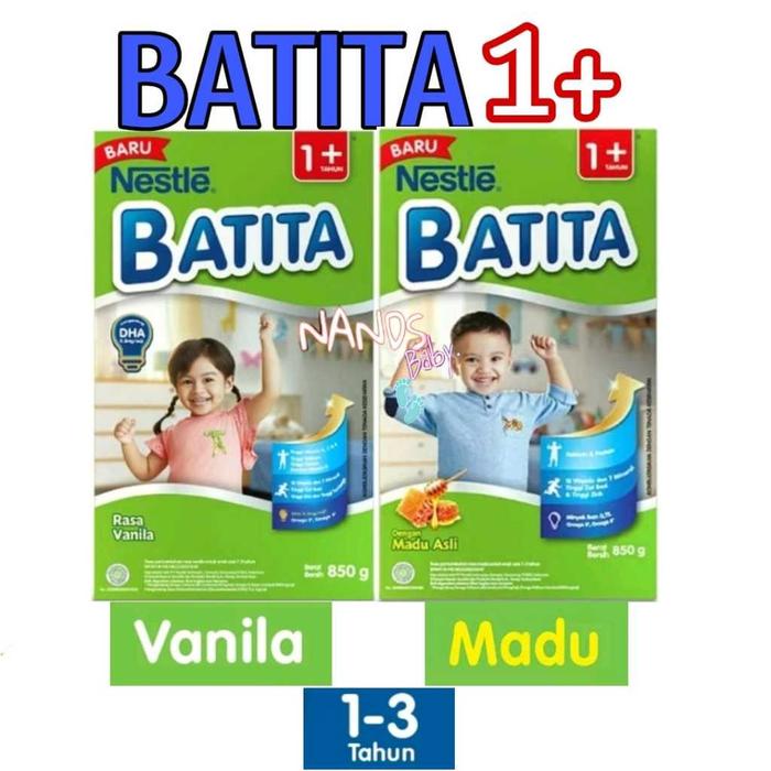 Gambar Nestle BATITA 1+ Vanilla Madu 1-3 Tahun 850 gr dari Manja Baby undefined Tokopedia