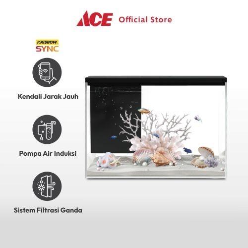 Ace Krisbow Sync Aquarium Nano Smart Tank Aquarium Aquascape Tempat Tinggal  Hewan Laut Wadah Tempat Ikan Dekorasi Rumah
