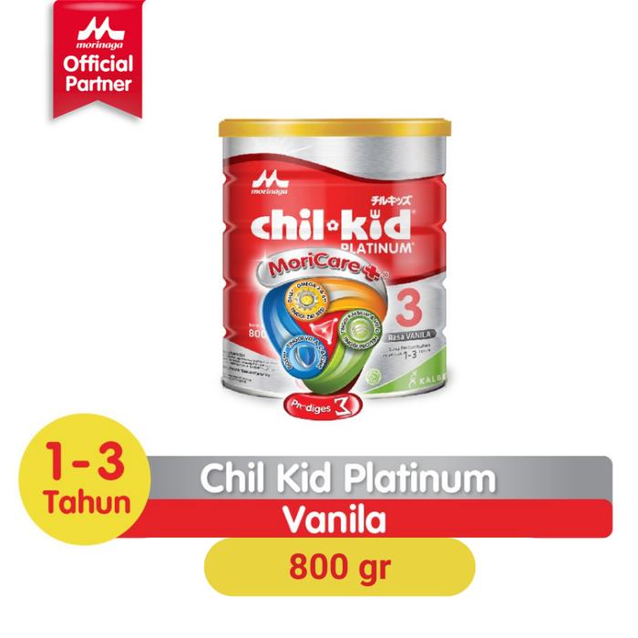 Gambar Morinaga Chil kid Platinum Vanila 800g Chilkid exp 2025 dari Manja Baby undefined Tokopedia