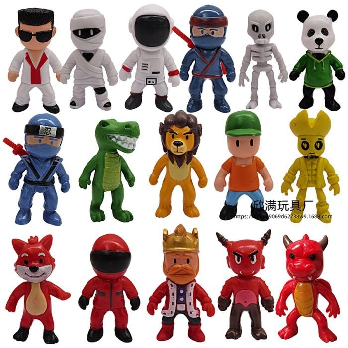 Gambar 16Pcs  Mainan Anak Stumble Guys Action Figure set - Stumble G 8pcs dari conastore undefined Tokopedia