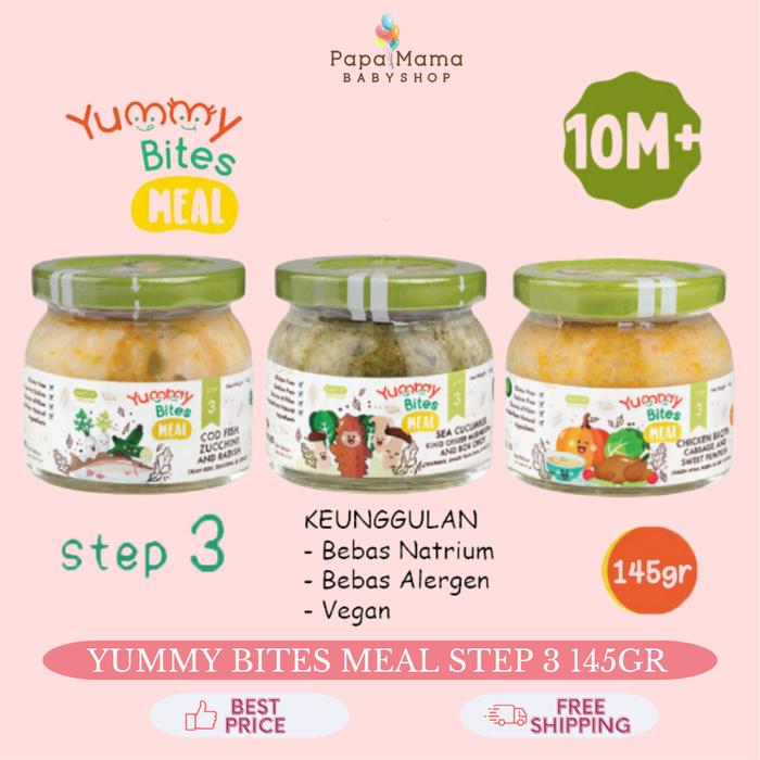 Gambar Yummy Bites Meal Makanan MPASI Step 3 6m+ 145 g dari Manja Baby undefined Tokopedia