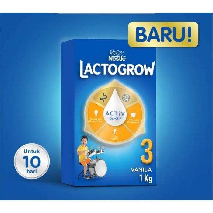 Gambar LACTOGROW 3 (1-3 THN) 1 kg (1.000 gram) EXP JAUH dari Manja Baby undefined Tokopedia