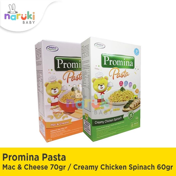 Gambar Promina Pasta Mac and Cheese 70gr Chicken Spinaach 60gr MPASI Makanan Bayi dari Manja Baby undefined Tokopedia