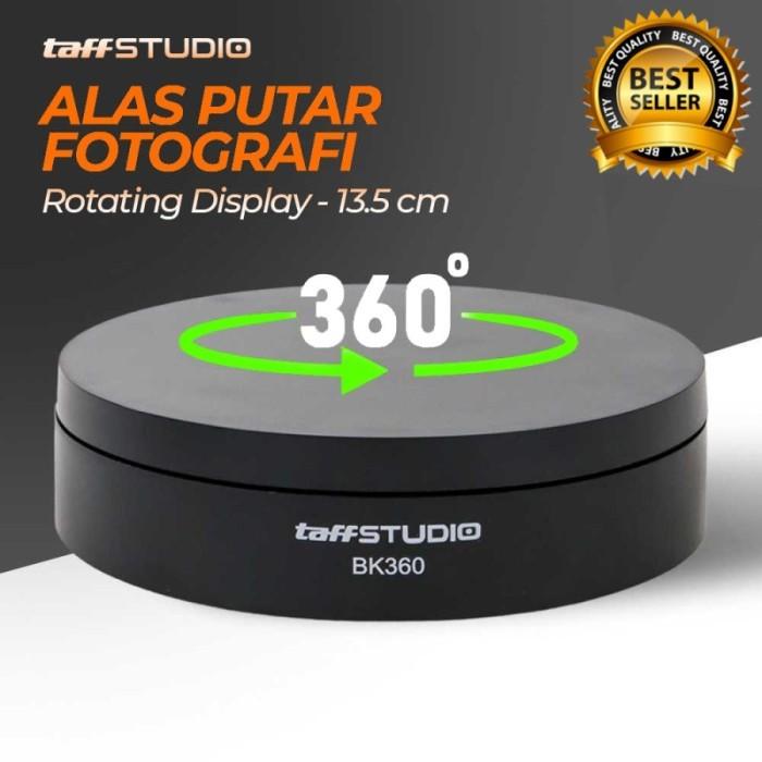 Gambar Stand Display Putar Meja Alas Putar Fotografi Rotating Display - Hitam 13.5 cm dari Aardelia undefined Tokopedia