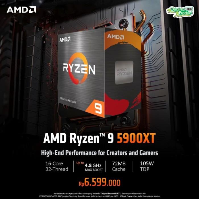 Jual AMD Ryzen 5900XT 16 Cores 32 Threads (AMD AM4) Kota