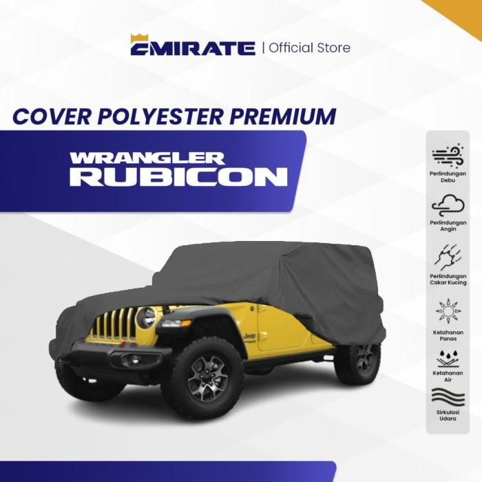 Gambar Sarung Mobil Jeep Rubicon / Cover Mobil Jeep Rubicon Polyester Premium CoverSuper - Superior, Dongker dari emirateseatcover.id undefined Tokopedia