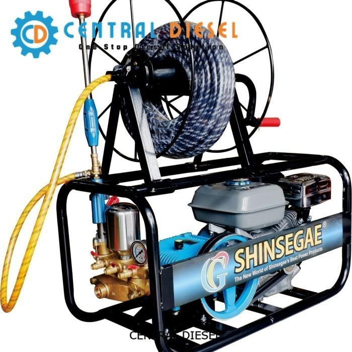 Gambar Alat doorsmeer/ Mesin steam jet pencuci mobil Shinsegae GX160 + Sprayer Shinsegae 22 (komplit selang 25 meter + gun) dari Central Diesel Mdn undefined Tokopedia