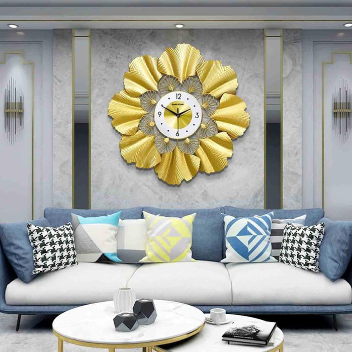 Gambar Jam Dinding Quartz Iron Luxury European Style 70 cm - Gold dari premiumlaris undefined Tokopedia