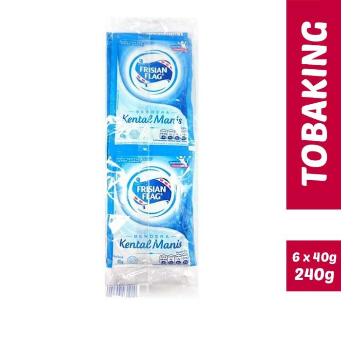 Gambar jh_  Susu kental manis frisian flag bendera putih sachet 6x40g dari Athaila12 undefined Tokopedia