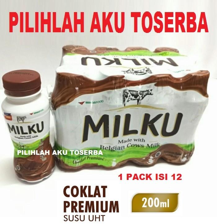 Gambar WLCMe! MILKU Susu UHT Rasa COKELAT 200 ml - (1 pack isi 12 botol) dari radja_OUTDOR undefined Tokopedia