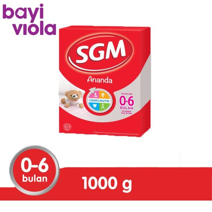 Gambar SGM Ananda 1 Susu Formula Bayi (0-6 bulan) - 1kg/1000g dari Bayi Viola undefined Tokopedia