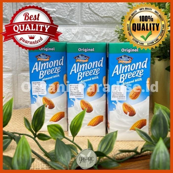 Gambar WLCMe! Blue Diamond Susu Almond Breeze 180 ml Original dari radja_OUTDOR undefined Tokopedia