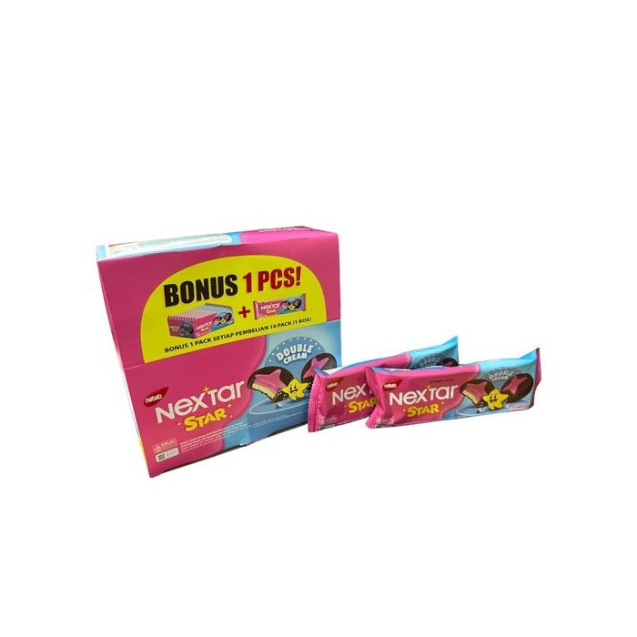 Gambar Nabati Nextar Star - Netto 10 bks x 31 gr - BOX Strawberry dari Djajan Doeloe undefined Tokopedia