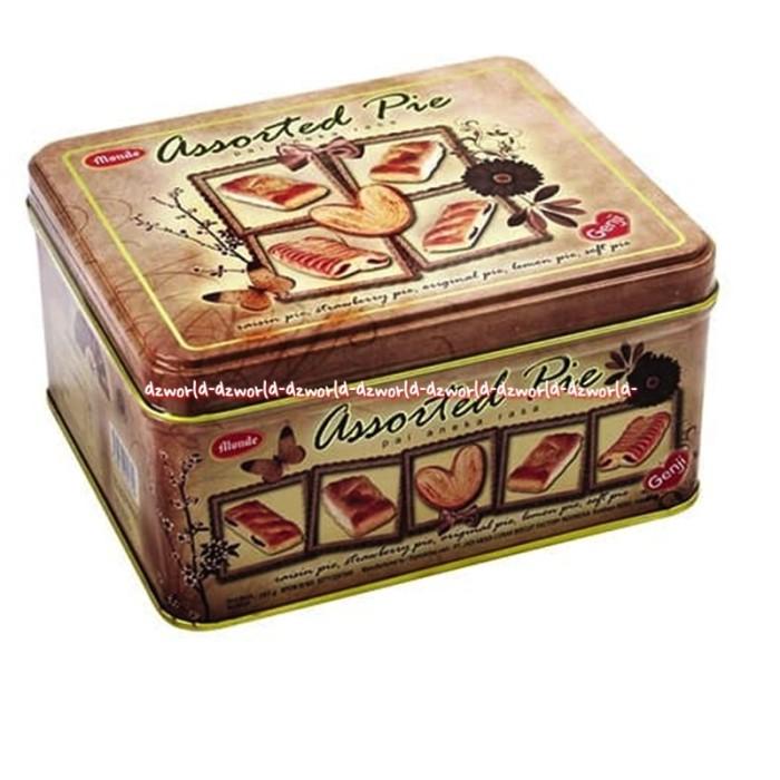 Gambar JWK MONDE ASSORTED PIE GENJI KALENG 285GR ANEKA RASA KUE PIE PAI KALENG dari olshop GERY undefined Tokopedia