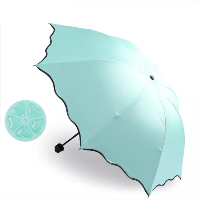 Gambar Payung Lipat Magic Ajaib 3D 3 Dimensi Anti UV Timbul Motif Lapis Hitam - Toska dari Mega Store Express undefined Tokopedia