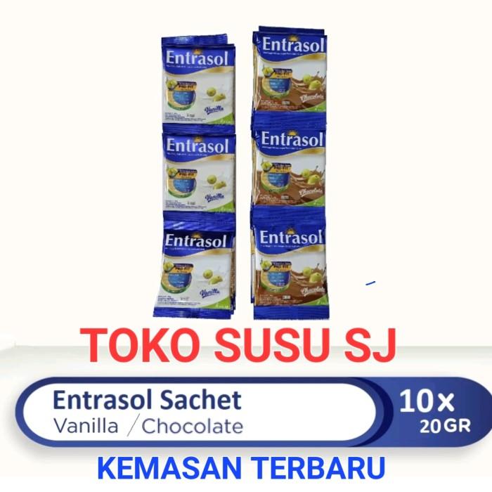 Gambar STAR| ENTRASOL GOLD SACHET RENCENG 10X20G VANILA COKLAT/CHOCOLATE/VANILLA dari FATUROHMANSHOP541 undefined Tokopedia