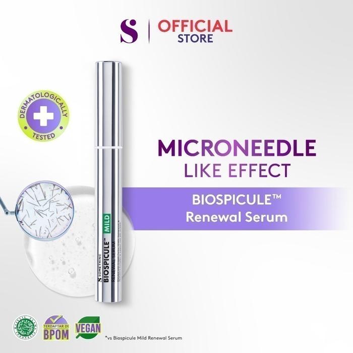 Gambar [NEW LAUNCH] SOMETHINC BioSpicule Renewal Serum Bopeng dan bekas Jerawat - Mild (10ml) dari Skinland Glow Vibe undefined Tokopedia