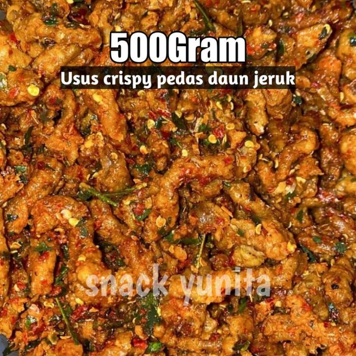 Gambar Ready Usus Crispy Gurih Pedas Daun Jeruk 500 Gram dari KOPELY JAJAN undefined Tokopedia