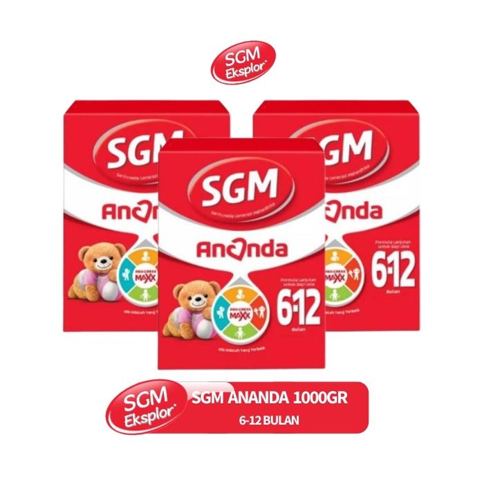 Gambar **Sgm Ananda 0-6/6-12 Bulan | Susu Pertumbuhan Anak - 2 (6-12 Bulan) dari jaahezmart undefined Tokopedia