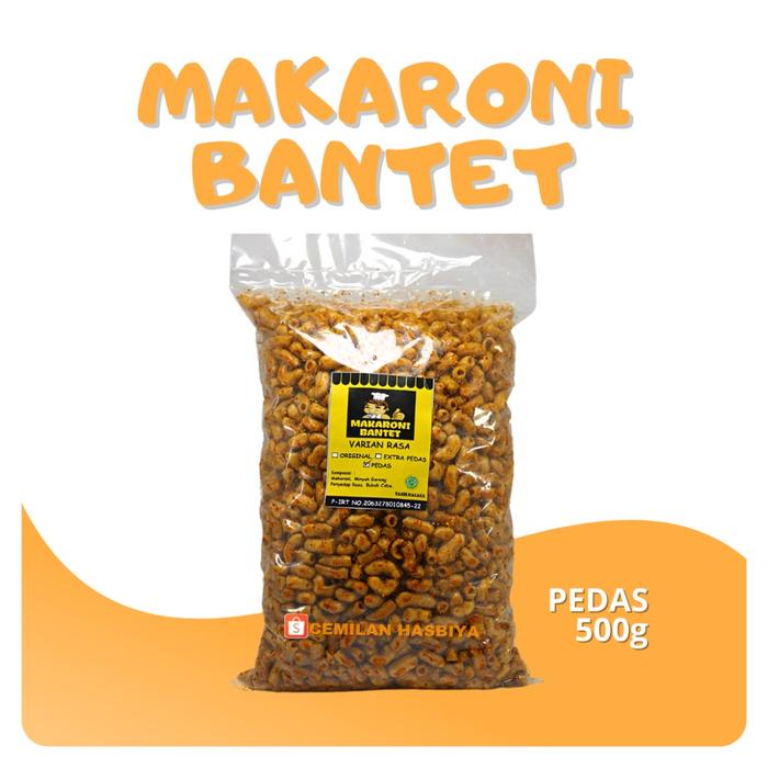 Gambar Ready Makaroni Bantet Kiloan 1/2 Kg - Makaroni Bantet Extra Pedas - Makaroni Bantet Pedas - Makaroni Bantet Original - Makaroni Bante Cap Koki - PEDAS 1/2kg dari KOPELY JAJAN undefined Tokopedia