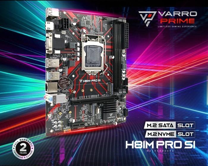 Gambar MOTHERBOARD GAMING H81M PRO S1 VARRO SUPPORT NVME RESMI dari Tech Point Computer undefined Tokopedia