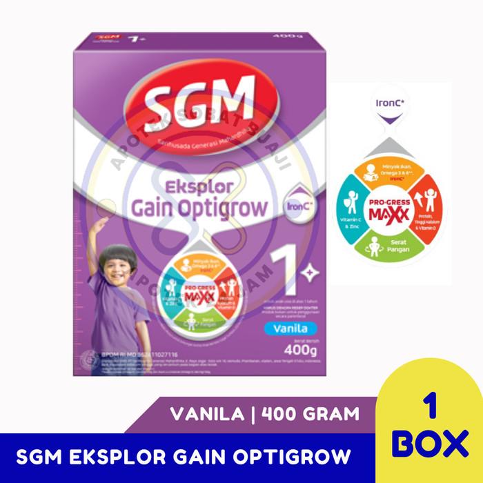 Gambar Sgm Eksplor Gain Optigrow 1+ Plus Rasa Vanila 400 Gram 1 Box dari SunHee TaeYang undefined Tokopedia