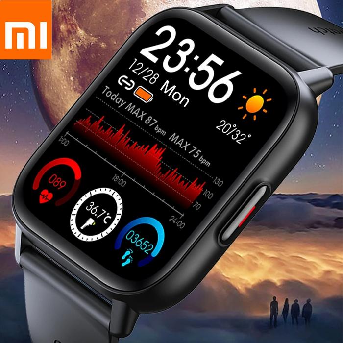 Jual NEW Xiaomi New Inch Smart Watch Men Body Temperature