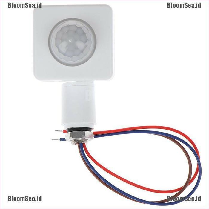 Gambar Sensor gerak 220v PIR infra merah motion detector outdoor / indoor - Putih dari amsan store SBY undefined Tokopedia
