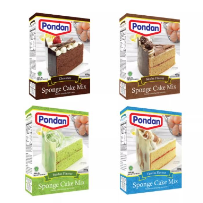 Gambar Kue Instan Pondan Powder Sponge Cake 400 Gram - Cokelat dari Grand Golden Mart undefined Tokopedia