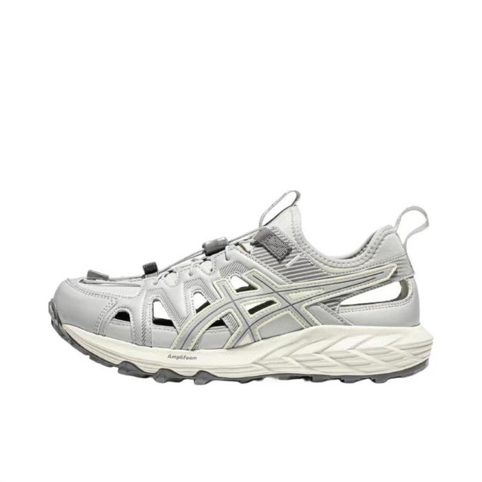 Gambar YSS-29 Sandal Asics Gel-Sonoma SE yang nyaman, tidak licin, dan mudah bernapas, serta tahan aus dan kasual - Abu-abu, 37 dari antasiapah undefined Tokopedia