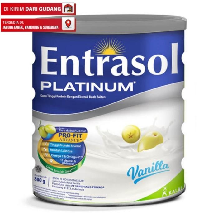 Gambar Entrasol Platinum Susu Bubuk Nutrisi Dewasa Vanila 800Gr Tbk dari Nosh Nook undefined Tokopedia