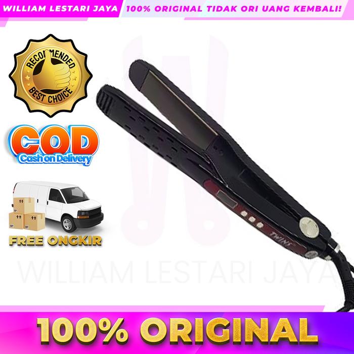 Gambar Catokan Rambut TWINS T-870 / Catok Pelurus / Alat Keriting Rambut dari elegan storee1 undefined Tokopedia