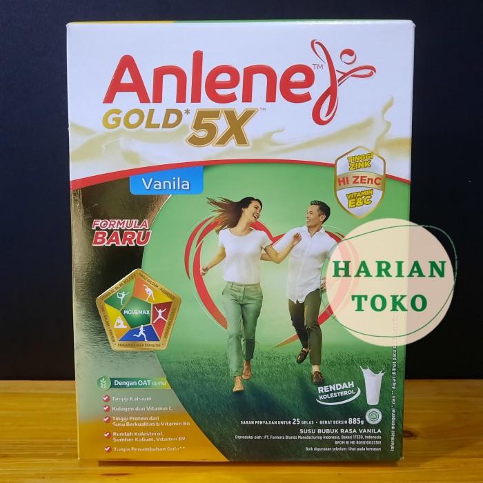 Gambar Anlene Gold 5X Vanila 885 G Susu Bubuk Lansia Tbk dari Nosh Nook undefined Tokopedia