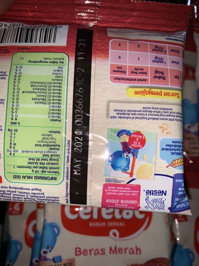 Gambar STAR| Nestle cerelac bubur bayi beras merah 20 gram isi 8 sachet dari ROHANAHSHOP5412 undefined Tokopedia