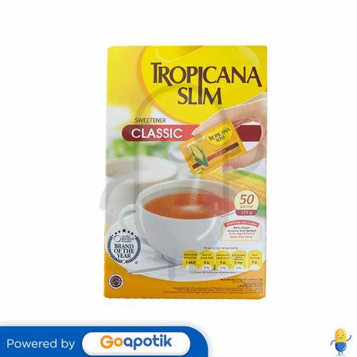 Gambar TROPICANA SLIM CLASSIC BOX 50 SACHET dari Apotek Favorit Utan Kayu_NEW undefined Tokopedia