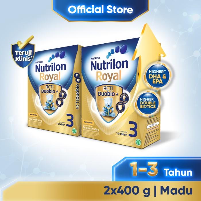Gambar Paket 2 - Nutrilon Royal 3 Susu Pertumbuhan 1-3 Thn Madu 400gr dari pasir kupa undefined Tokopedia